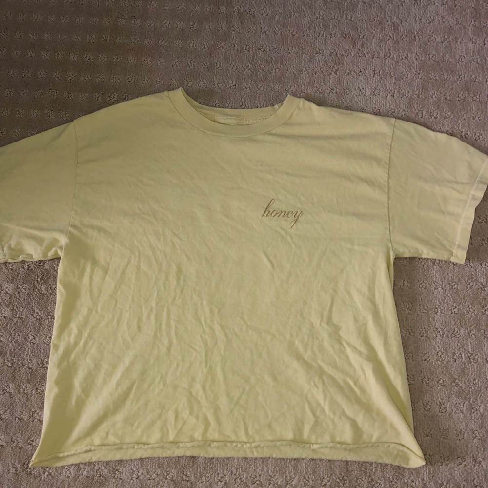 Yellow “honey” Brandi Melville T-Shirt